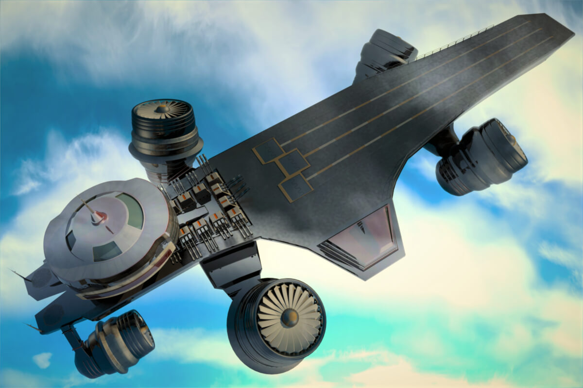 Flying Carrier 3D Model