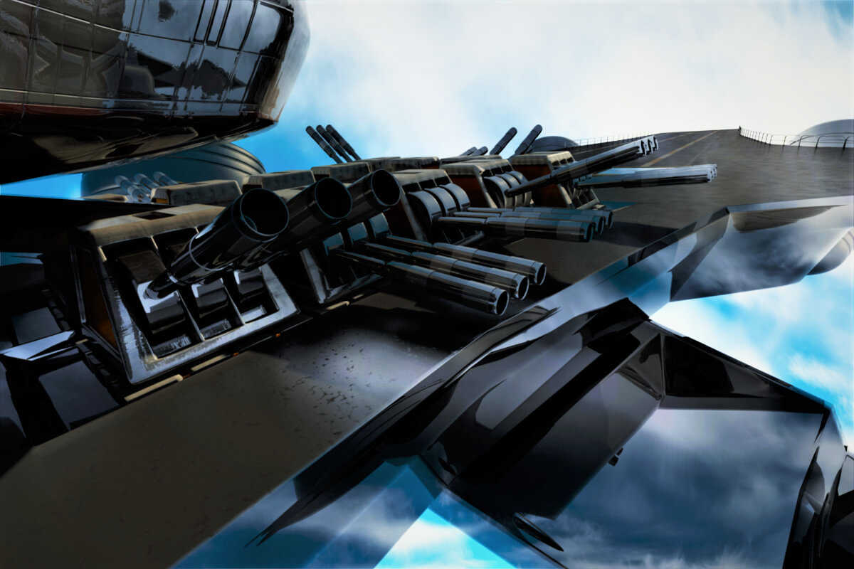 Flying Carrier 3D Model