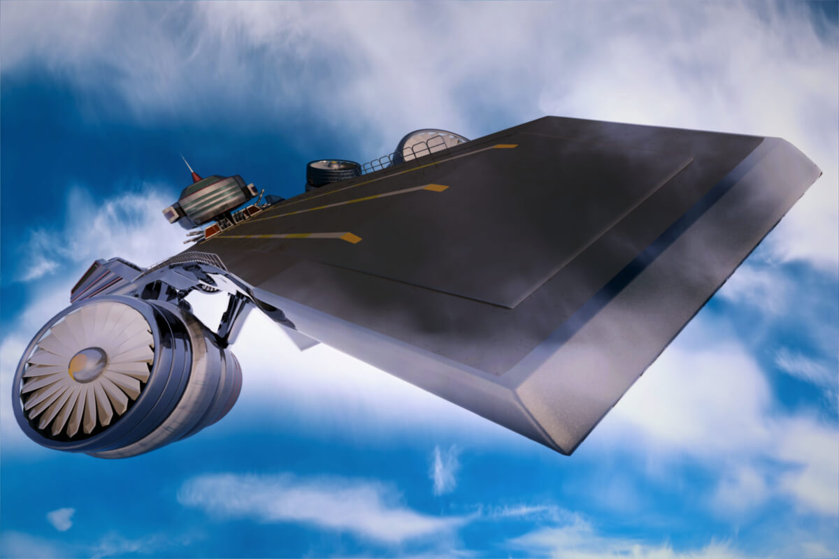 Flying Carrier 3D Model