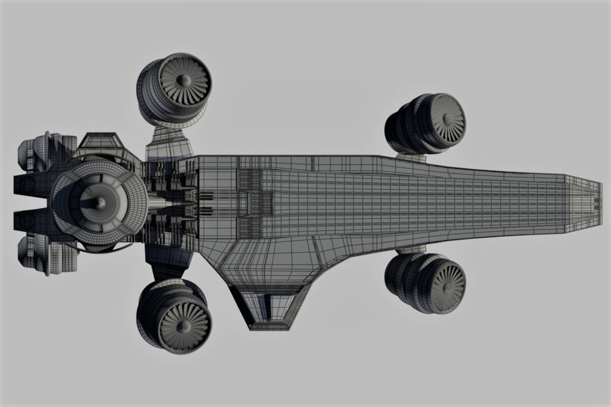 Flying Carrier 3D Model