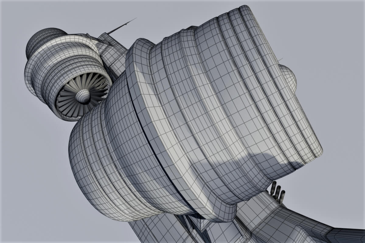 Flying Carrier 3D Model