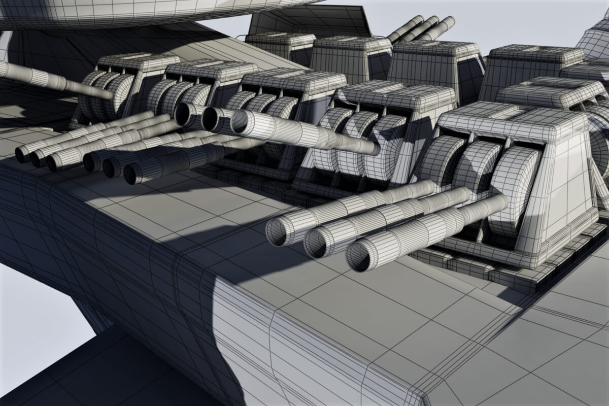 Flying Carrier 3D Model
