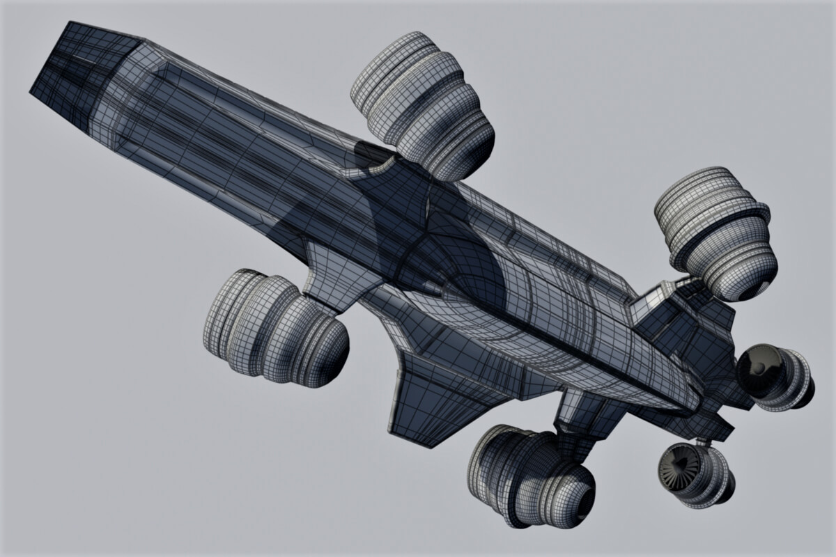 Flying Carrier 3D Model