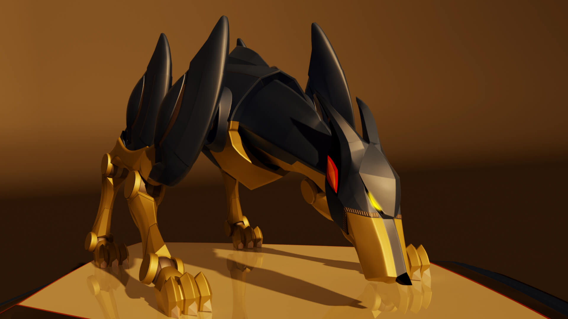Kyashan Flender 3D Model