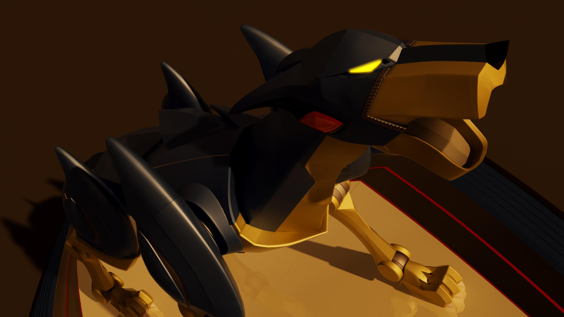 Kyashan Flender 3D Model