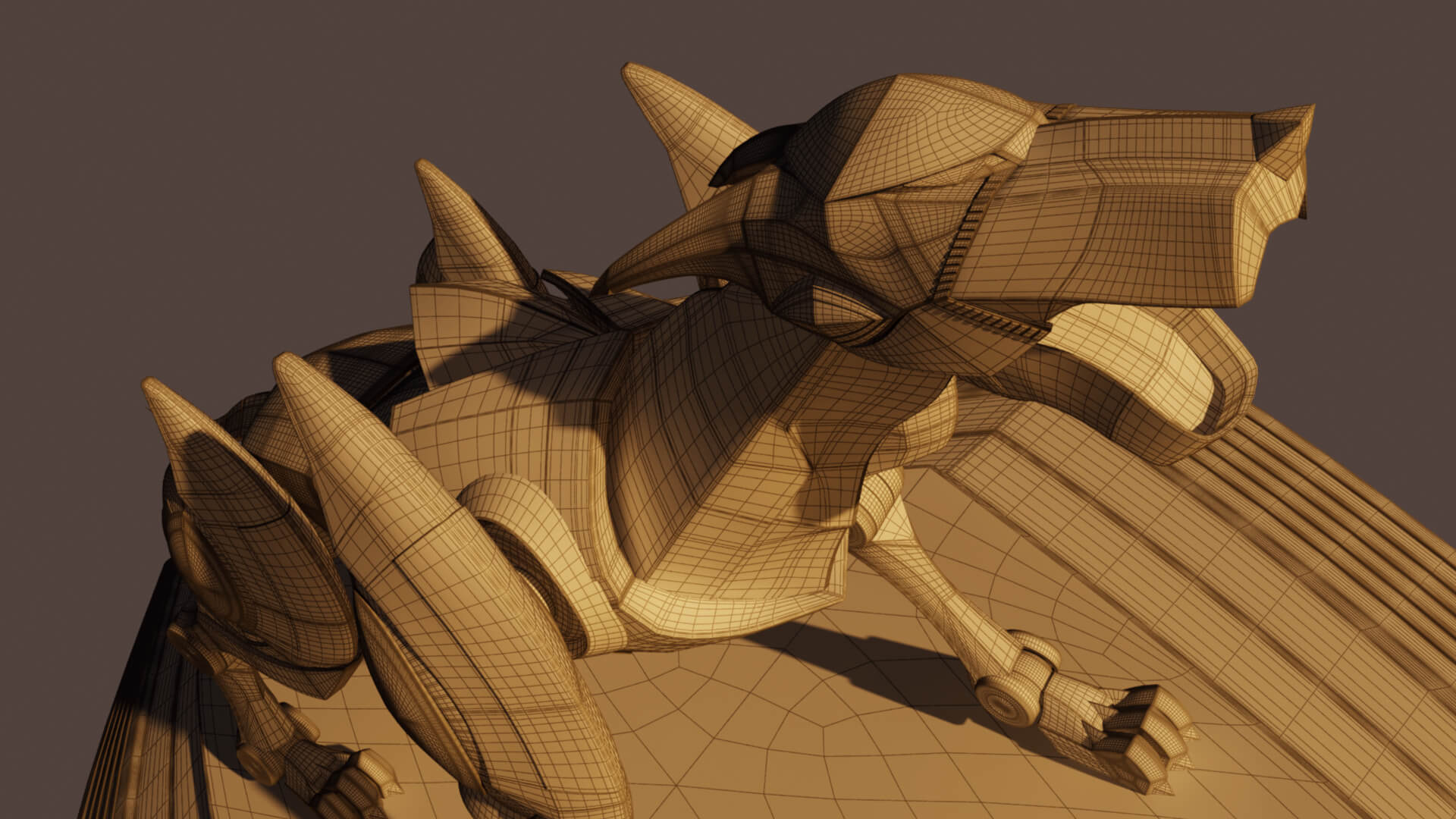 Kyashan Flender 3D Model