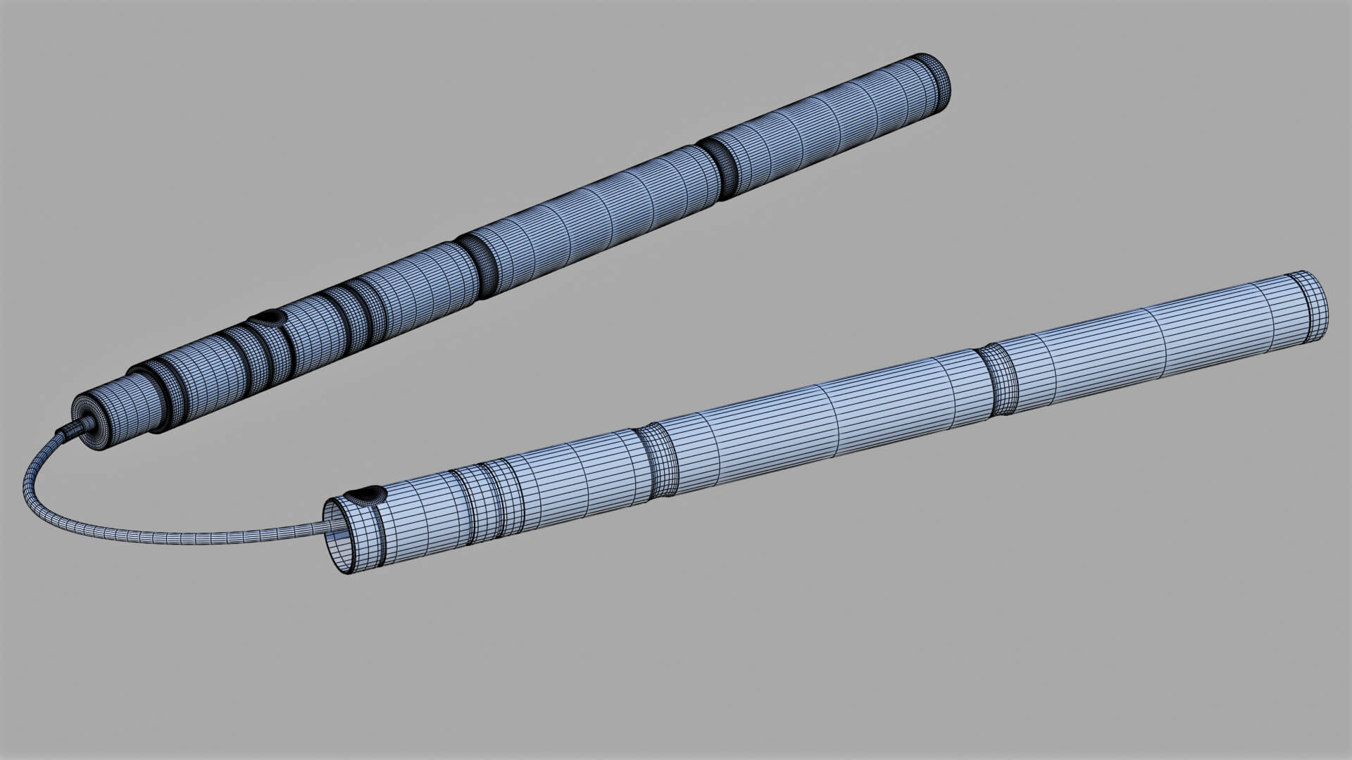 Superhero Club Nunchaku 3D Model