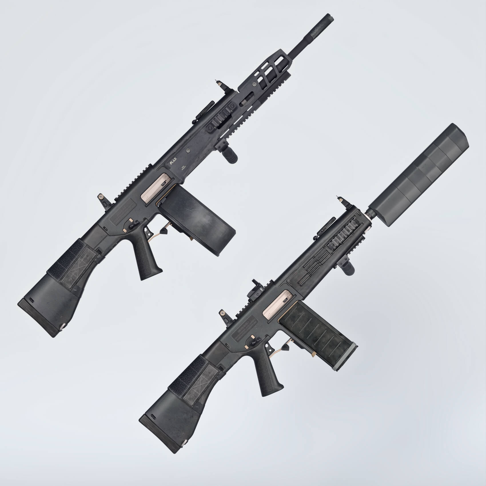 AA12 JaK Shotgun WZ for G8F and G9 Daz Content