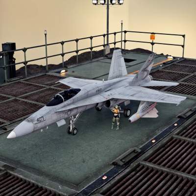 F-18A Plane wt for Daz3D
