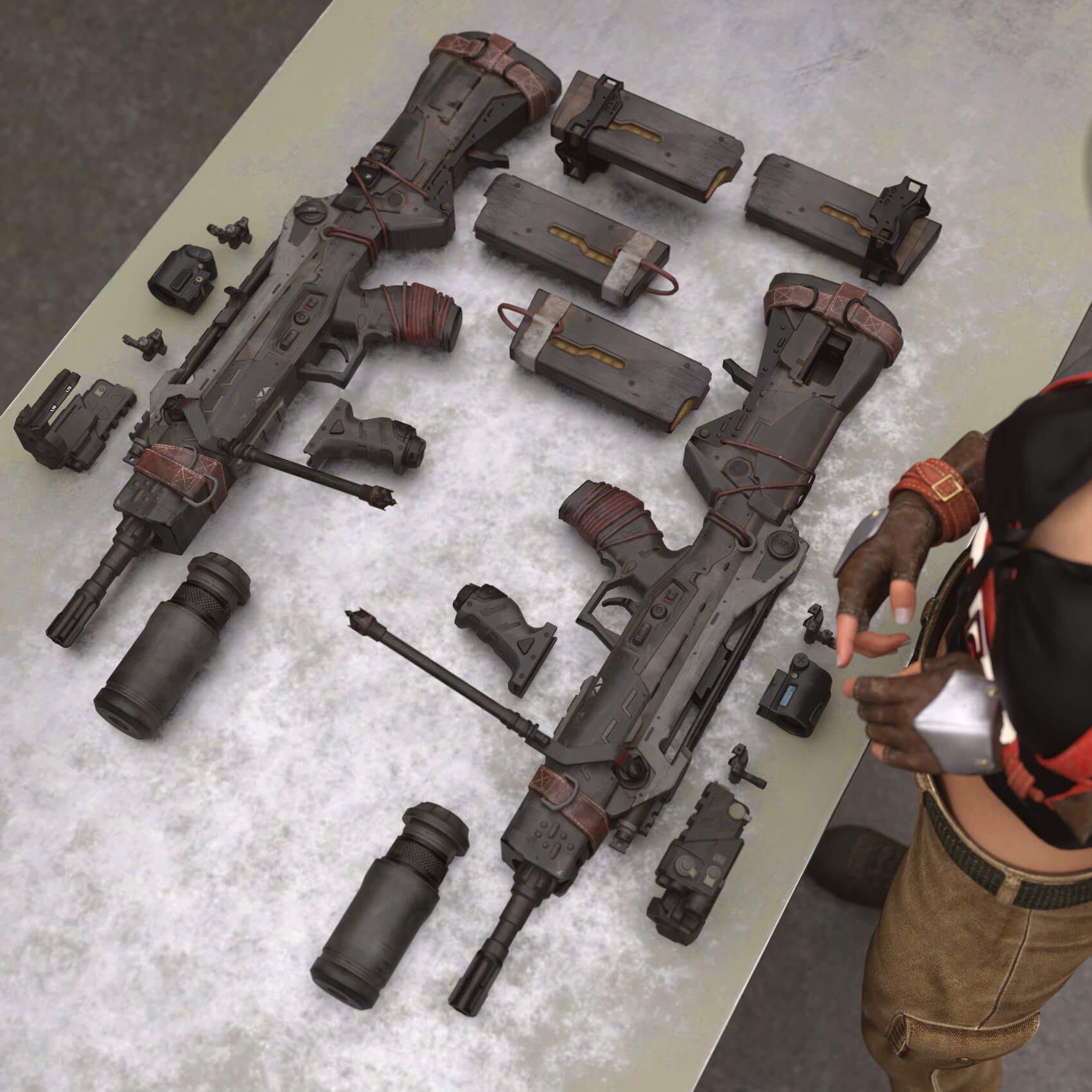 FAMAS FFAR Rifle Bo3 for G8f and G9 Daz Content