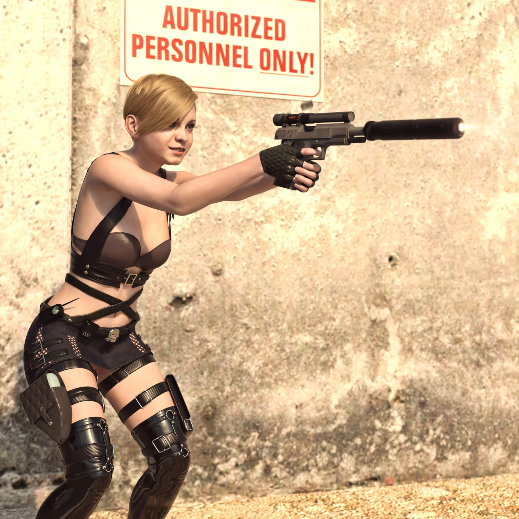 Grizzly Mk5 Pistol RoN for G8F and G9 Daz Content