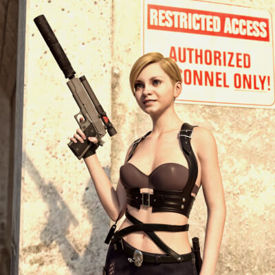 Grizzly Mk5 Pistol RoN for G8F and G9 Daz Content