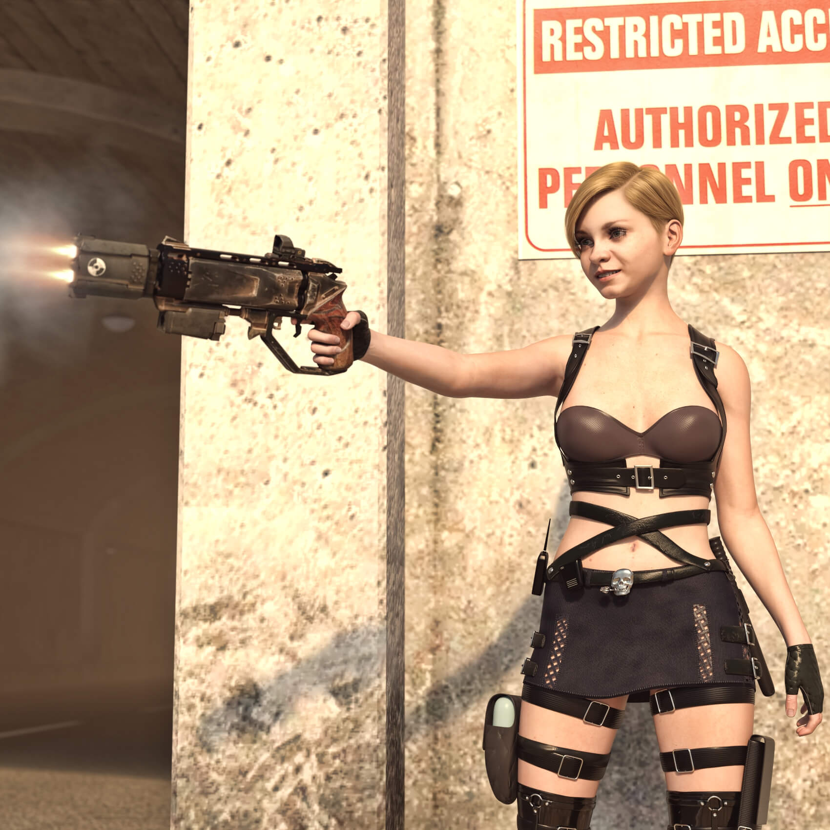 Marshal 16 Pistol BO3 for G8F and G9 Daz Content