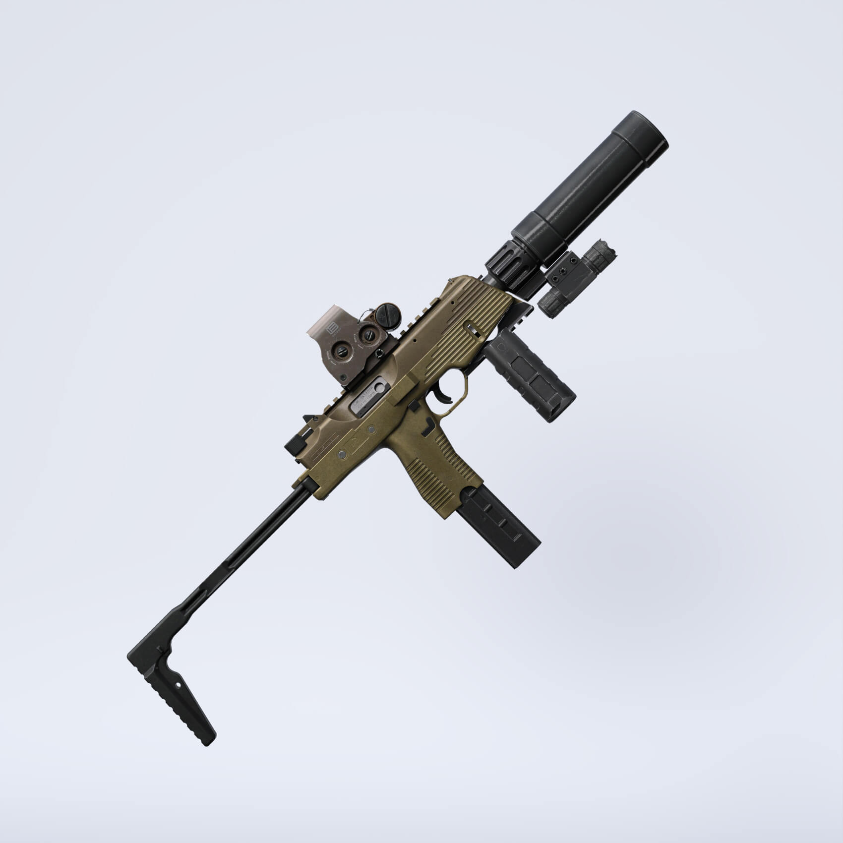 MP9 SMG V2 TK for G8F and G9 Daz Content