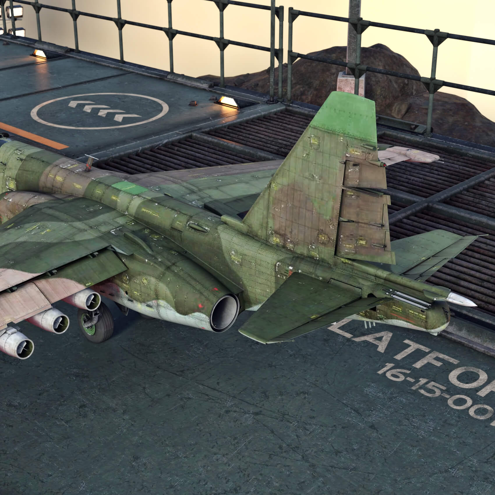 SU25K Frogfoot Plane wt for Daz3D Daz Content