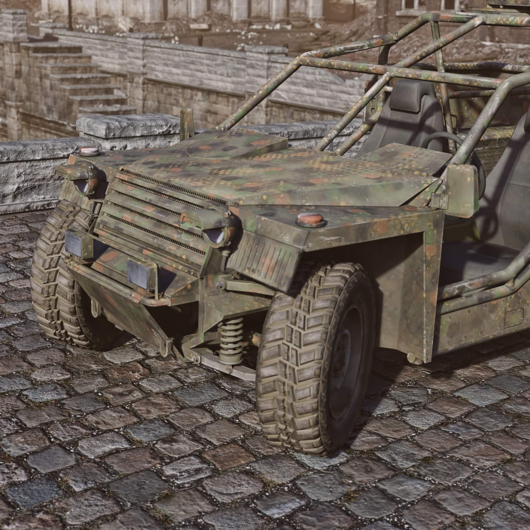 VDV Recon Buggy BF3 for DAZ3D Daz Content