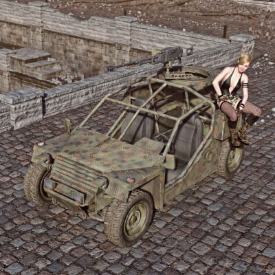 VDV Recon Buggy BF3 for DAZ3D