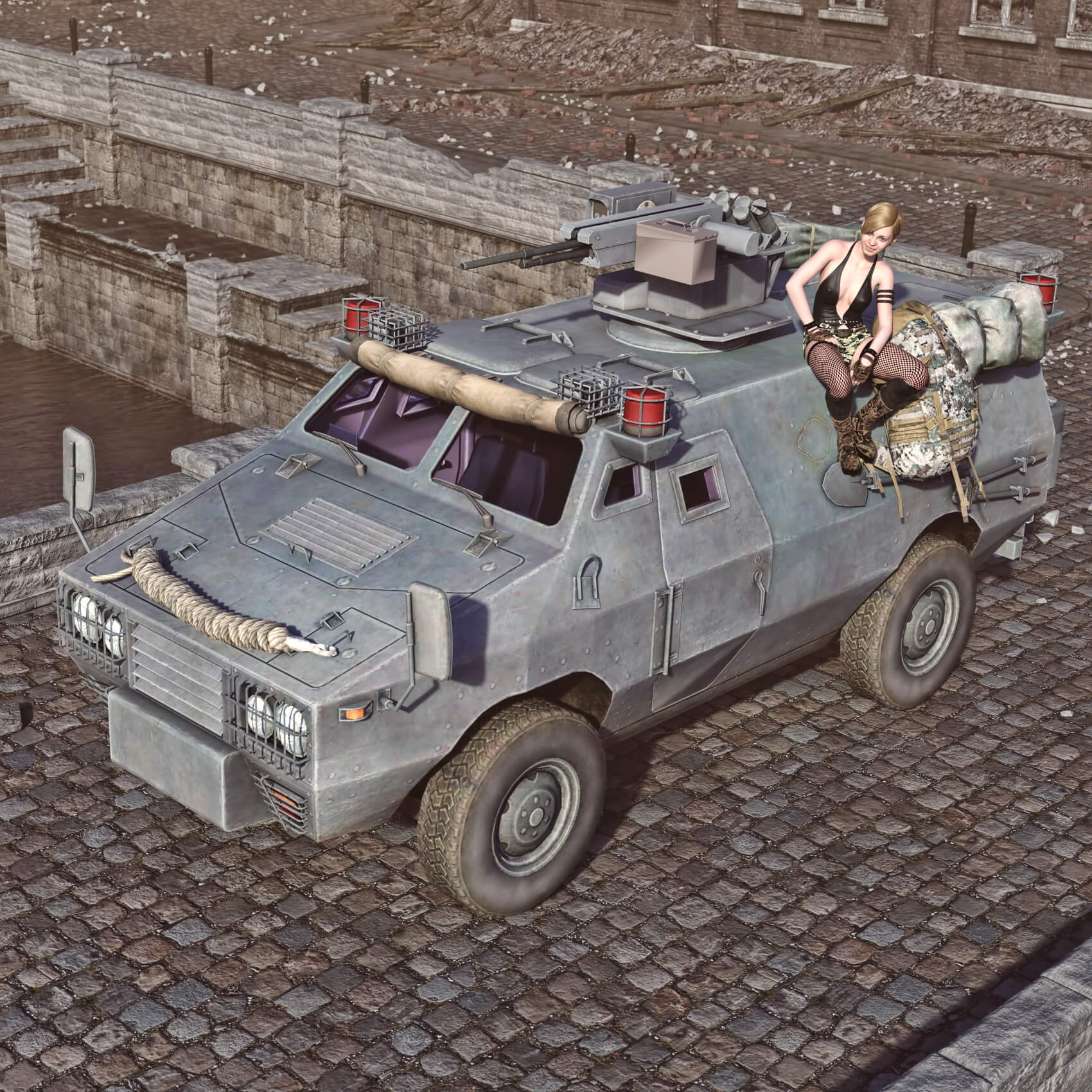 ZFB05 Armored Vehicle BF4 for Daz3D Daz Content
