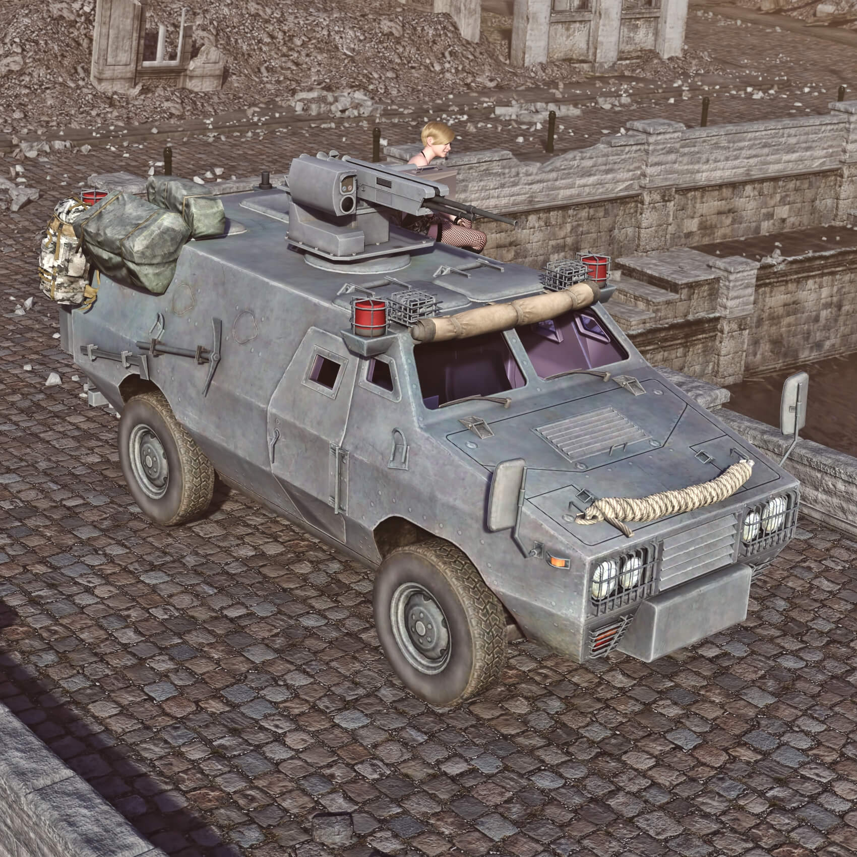 ZFB05 Armored Vehicle BF4 for Daz3D Daz Content