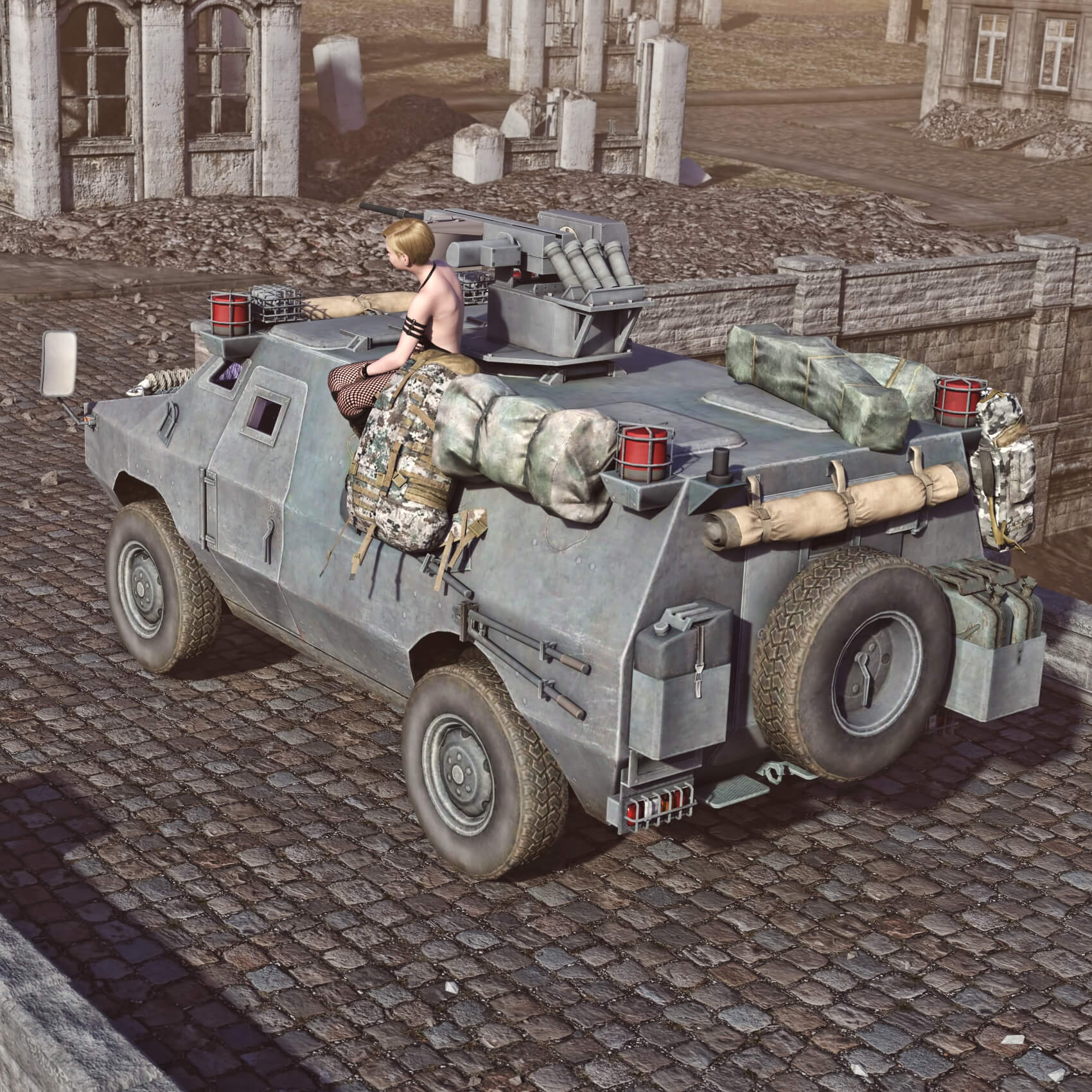 ZFB05 Armored Vehicle BF4 for Daz3D Daz Content