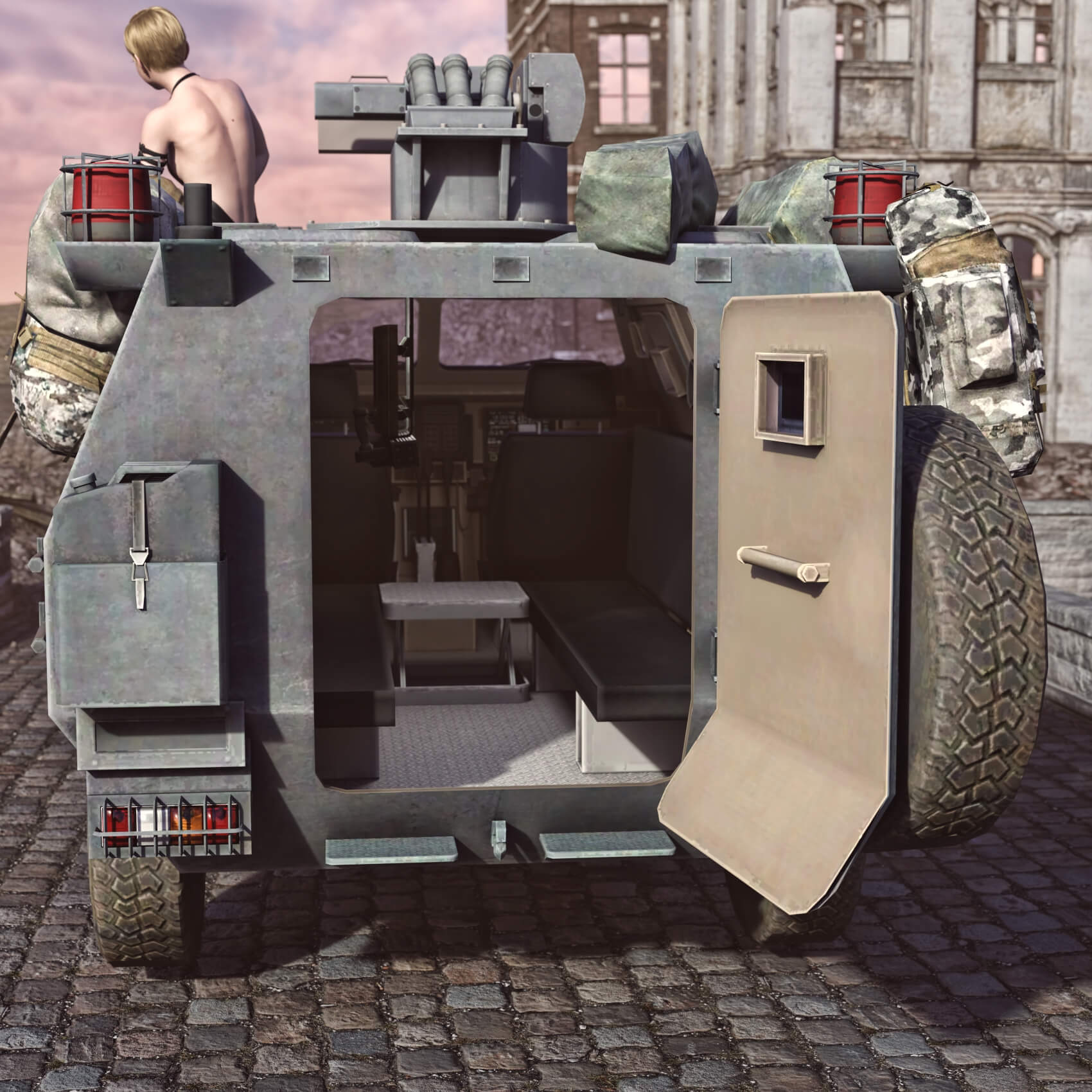 ZFB05 Armored Vehicle BF4 for Daz3D Daz Content