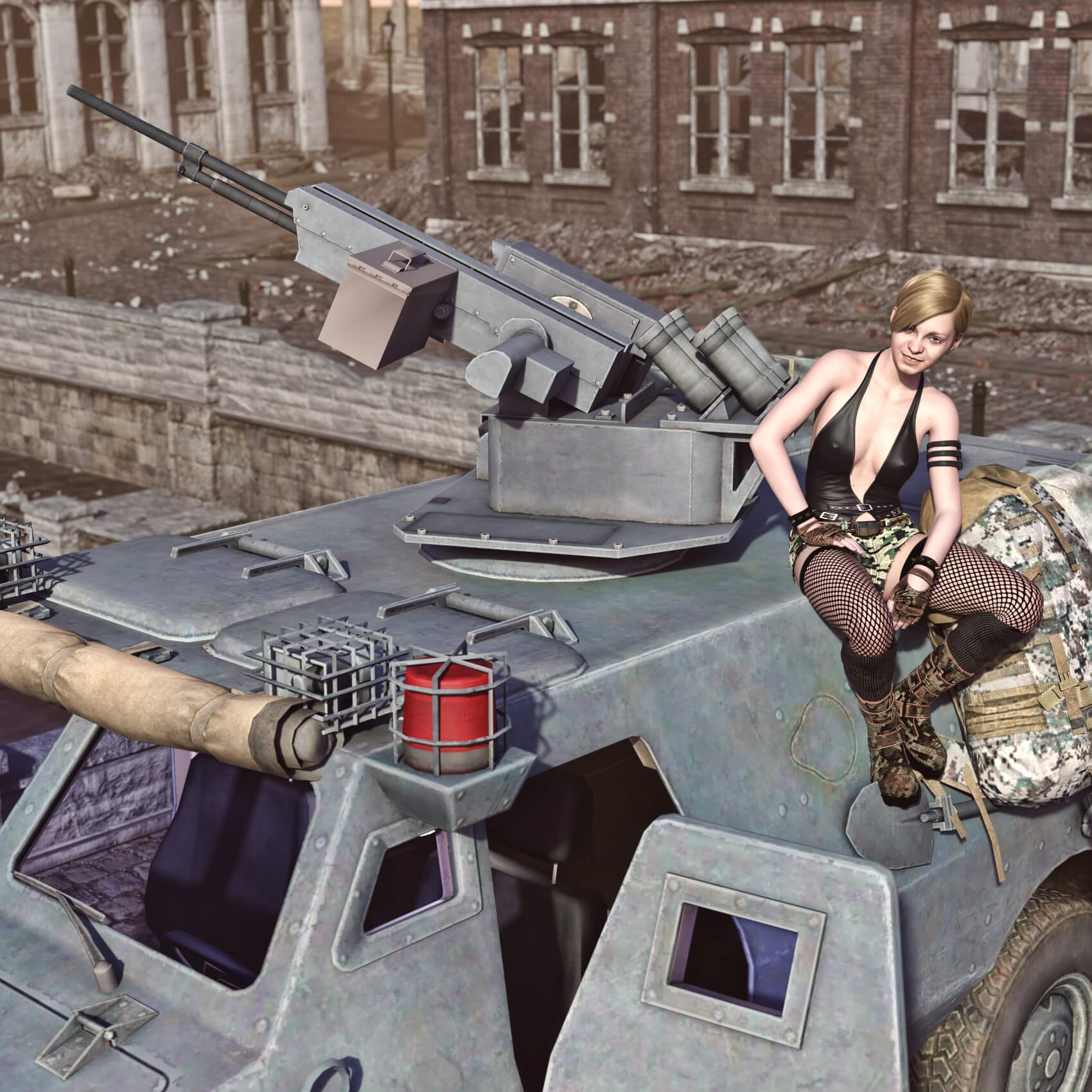 ZFB05 Armored Vehicle BF4 for Daz3D Daz Content