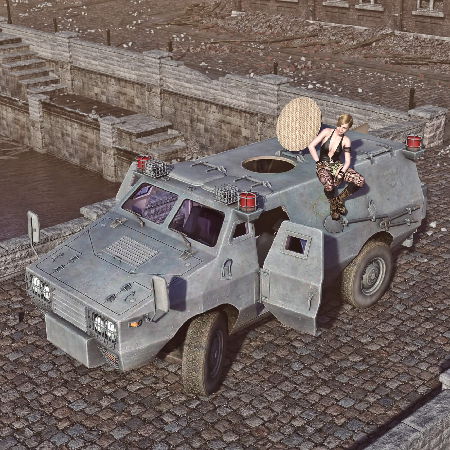 ZFB05 Armored Vehicle BF4 for Daz3D Daz Content