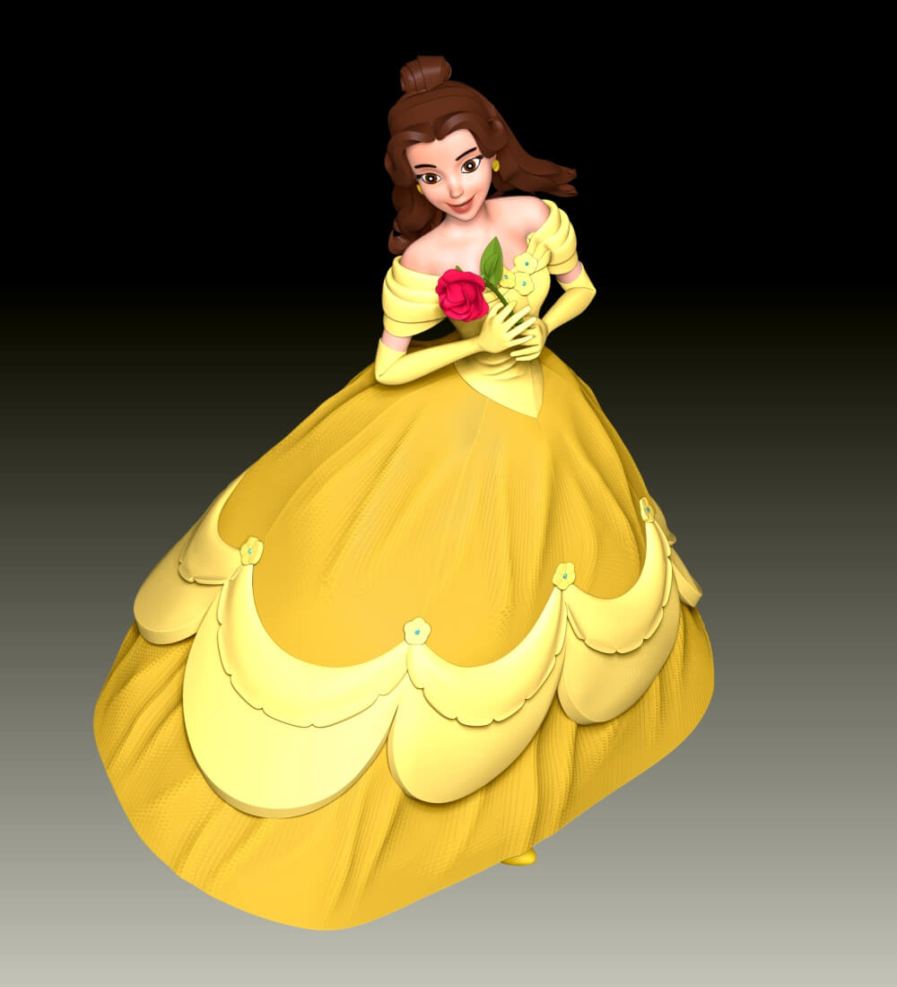Belle Character 3D Model