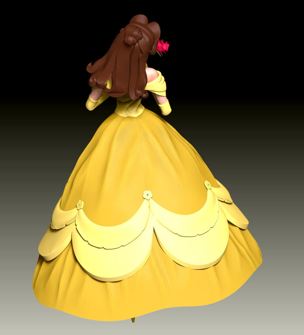Belle Character 3D Model
