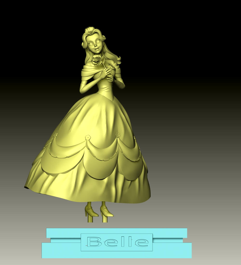 Belle Character 3D Model