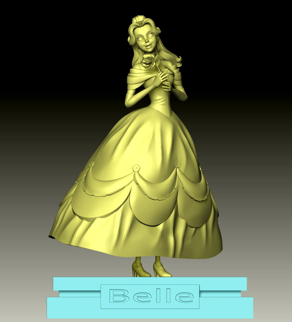 Belle Character 3D Model
