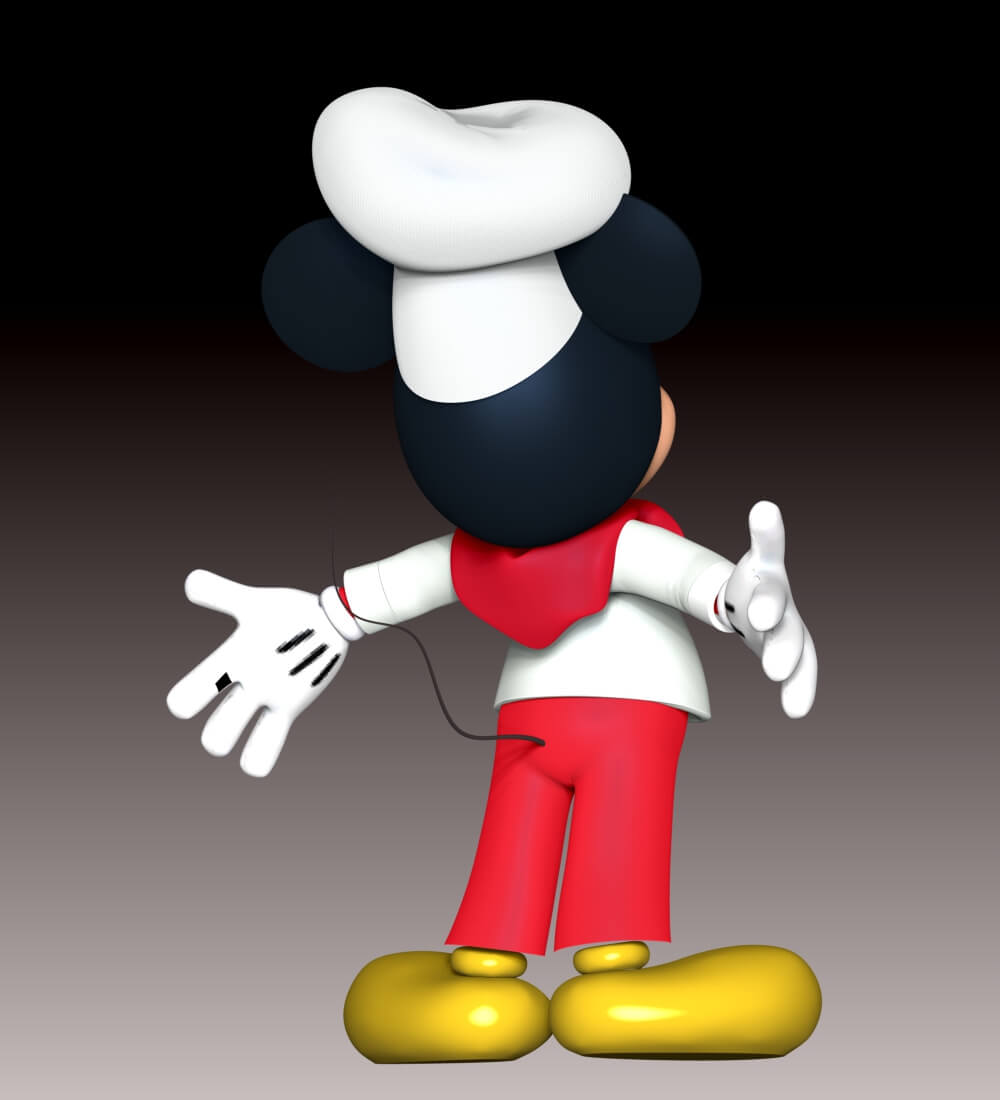 Mickey Mouse Fan Art 3D Model