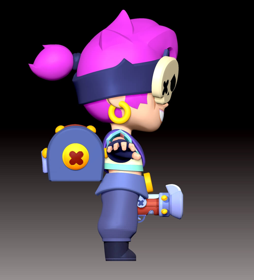 Penny Fan Art - Brawl Stars 3D Model