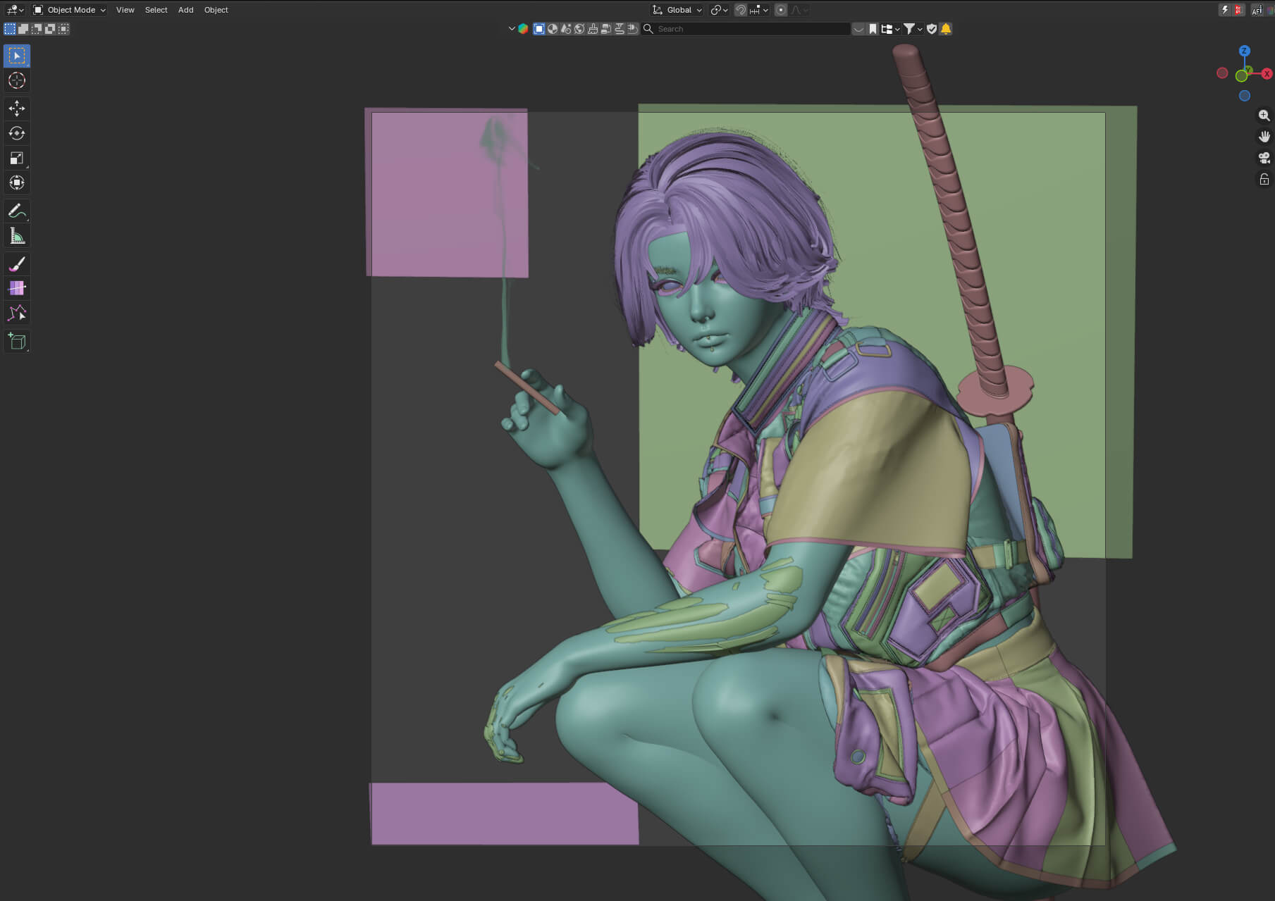 Neena.002 3D Render, Digital Artwork by Lucifer3797