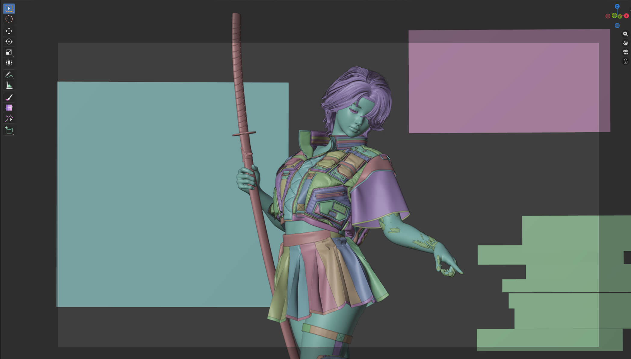 Neena.002 3D Render, Digital Artwork by Lucifer3797