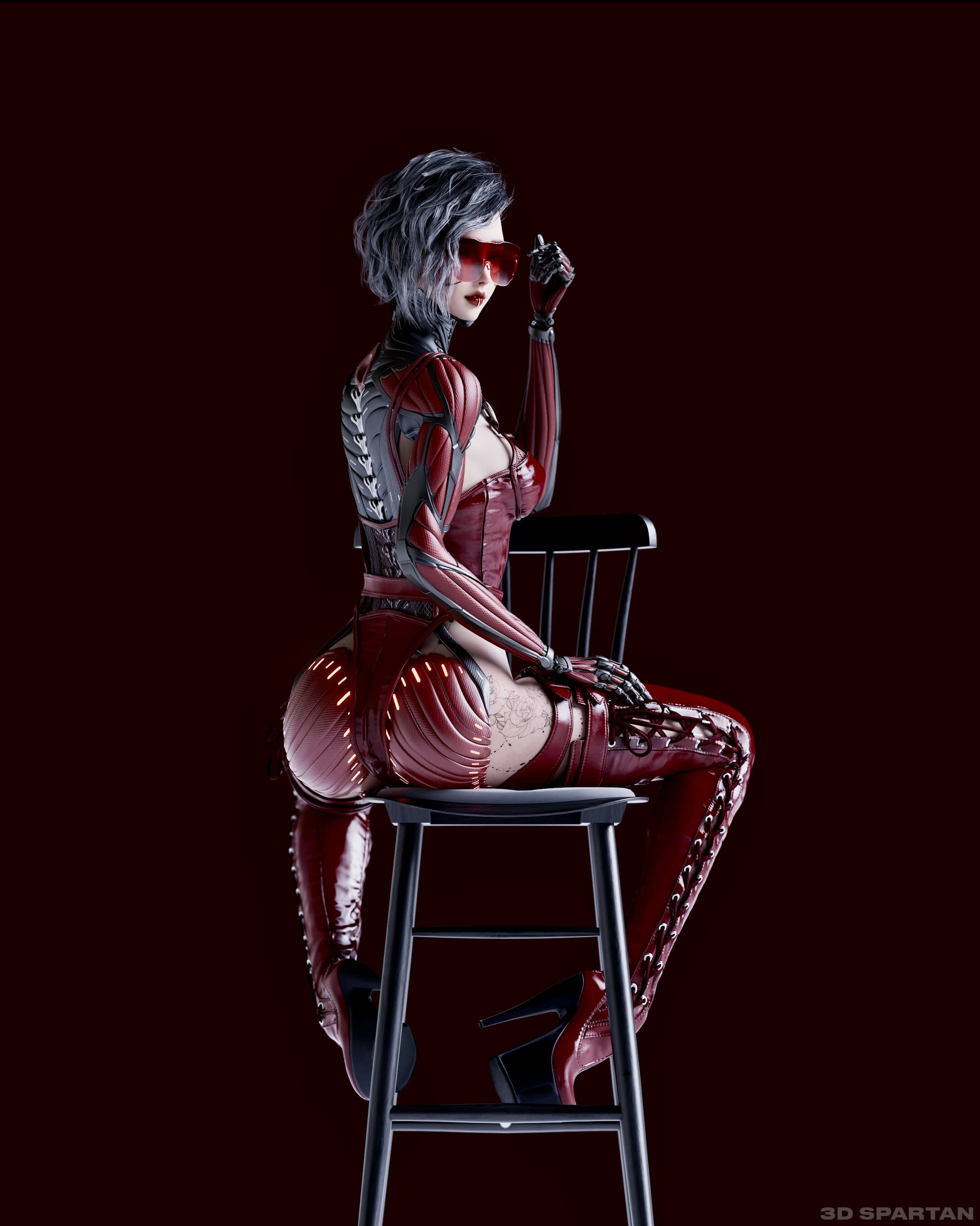 VENA.001 3D Render, Digital Artwork by Lucifer3797