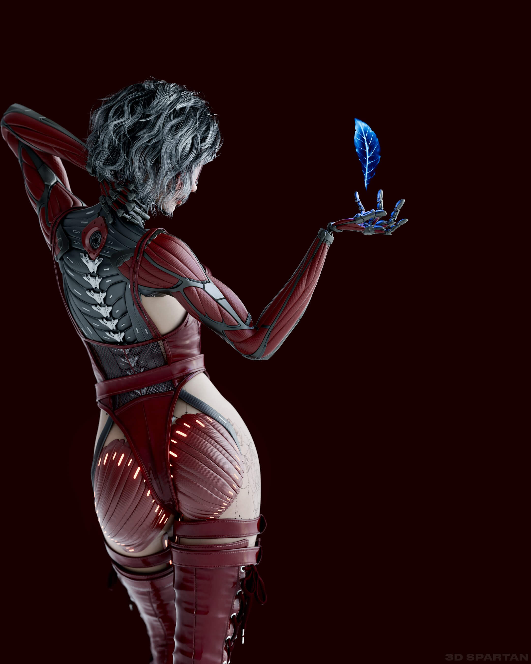 VENA.001 3D Render, Digital Artwork by Lucifer3797