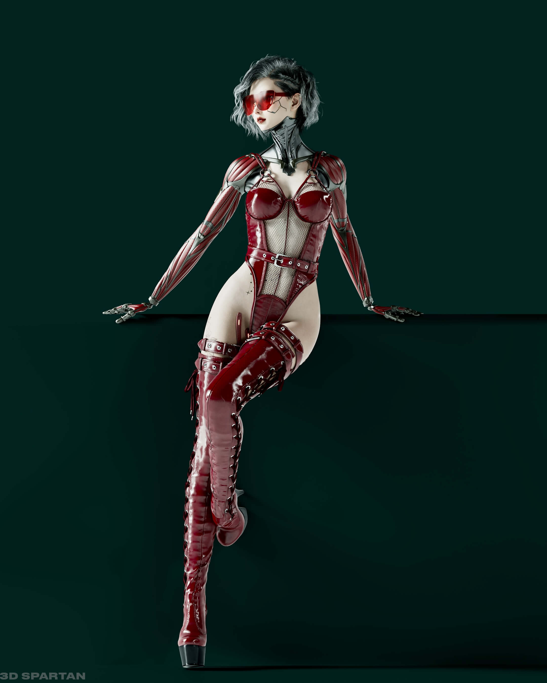 VENA.001 3D Render, Digital Artwork by Lucifer3797