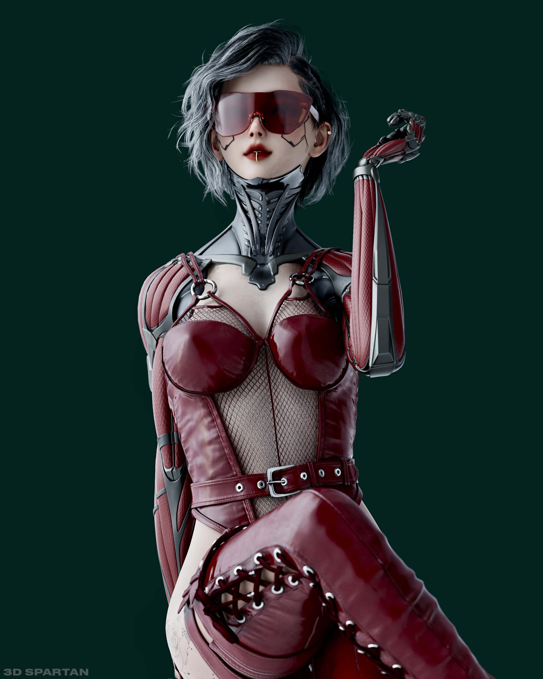 VENA.001 3D Render, Digital Artwork by Lucifer3797