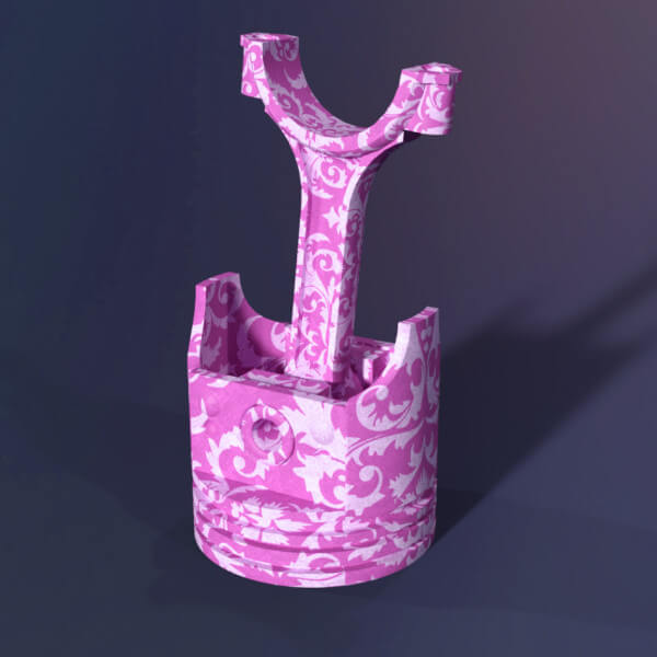 Pink Paisley Piston