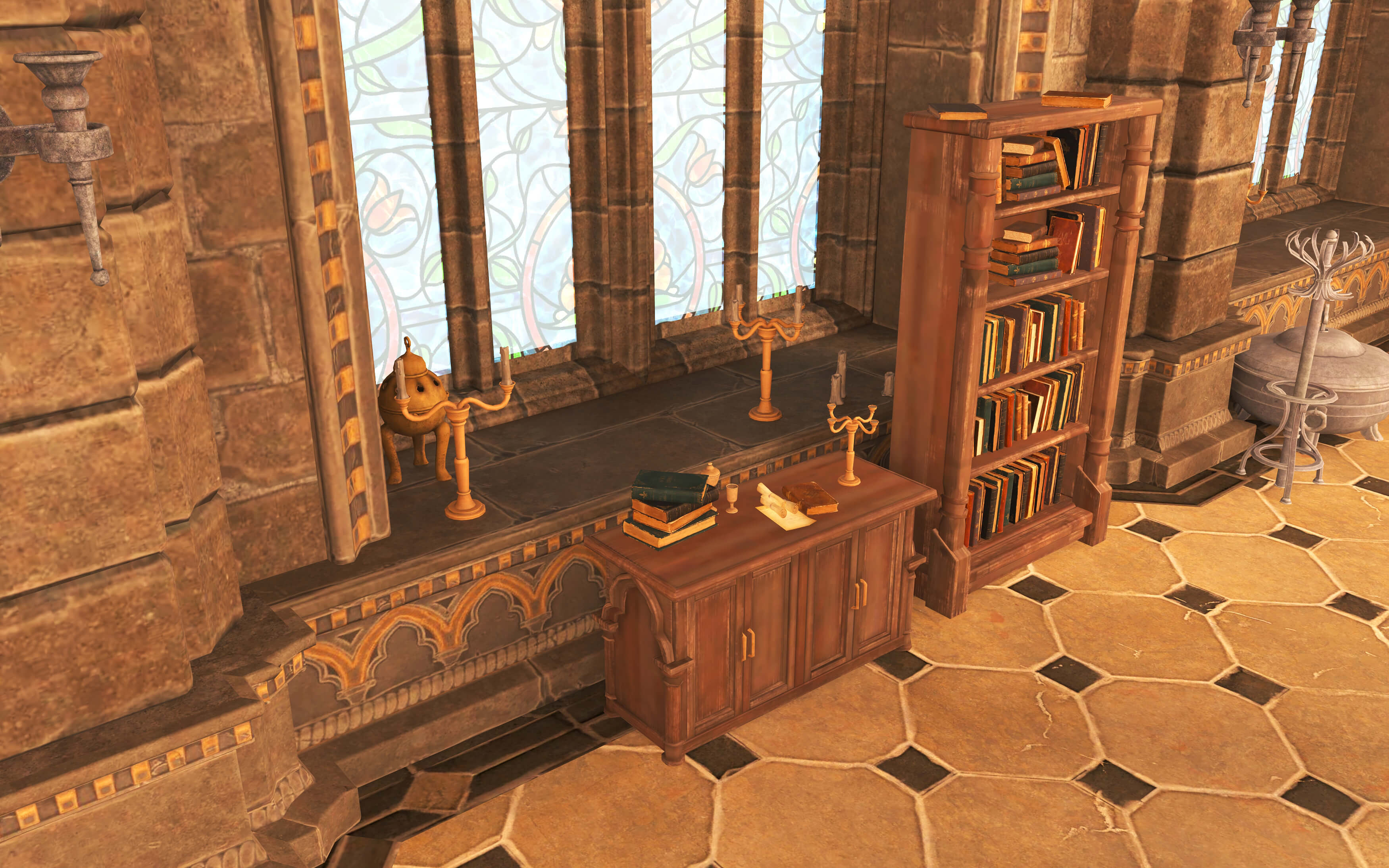Church Interior 3D Model