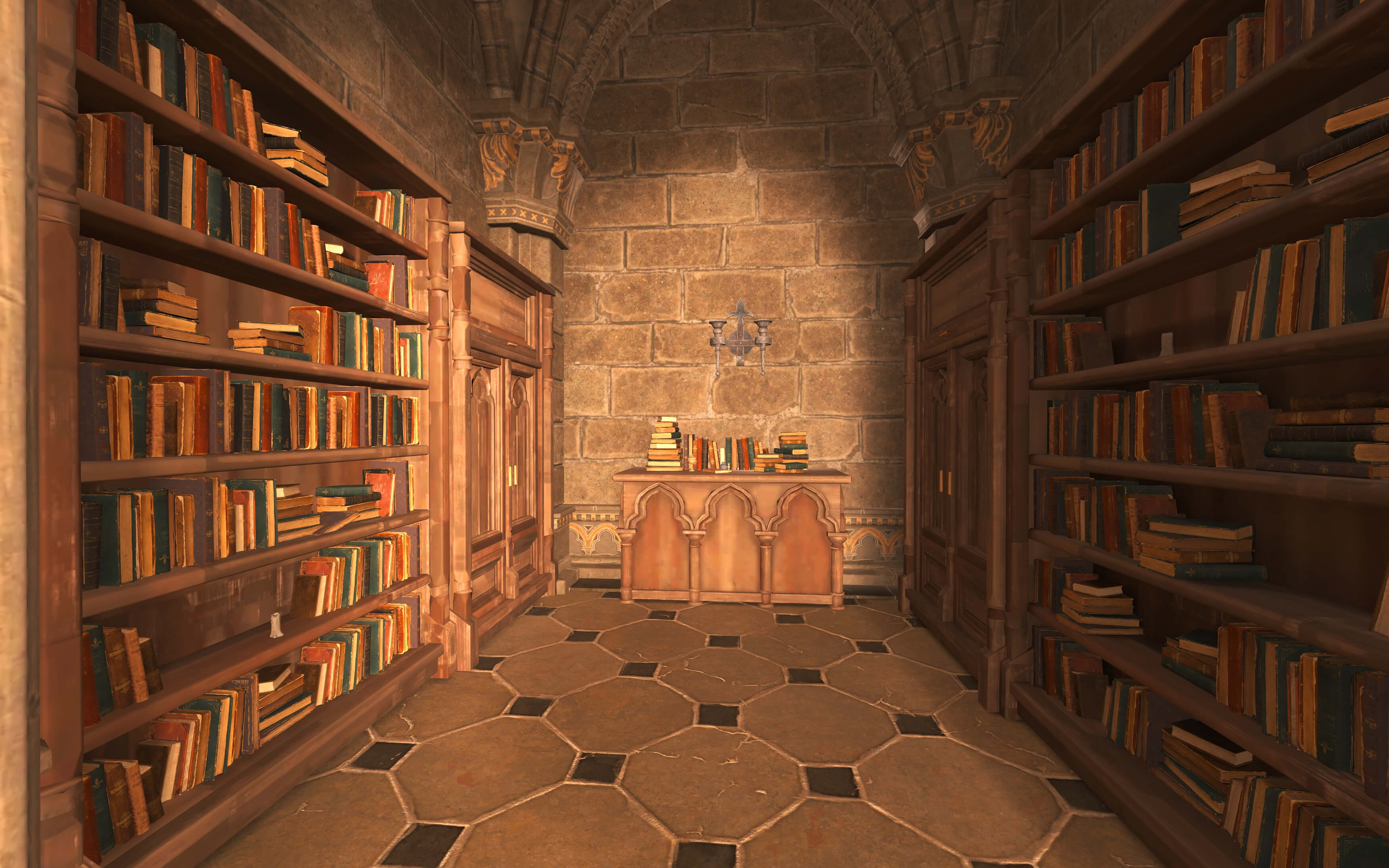 Church Interior 3D Model