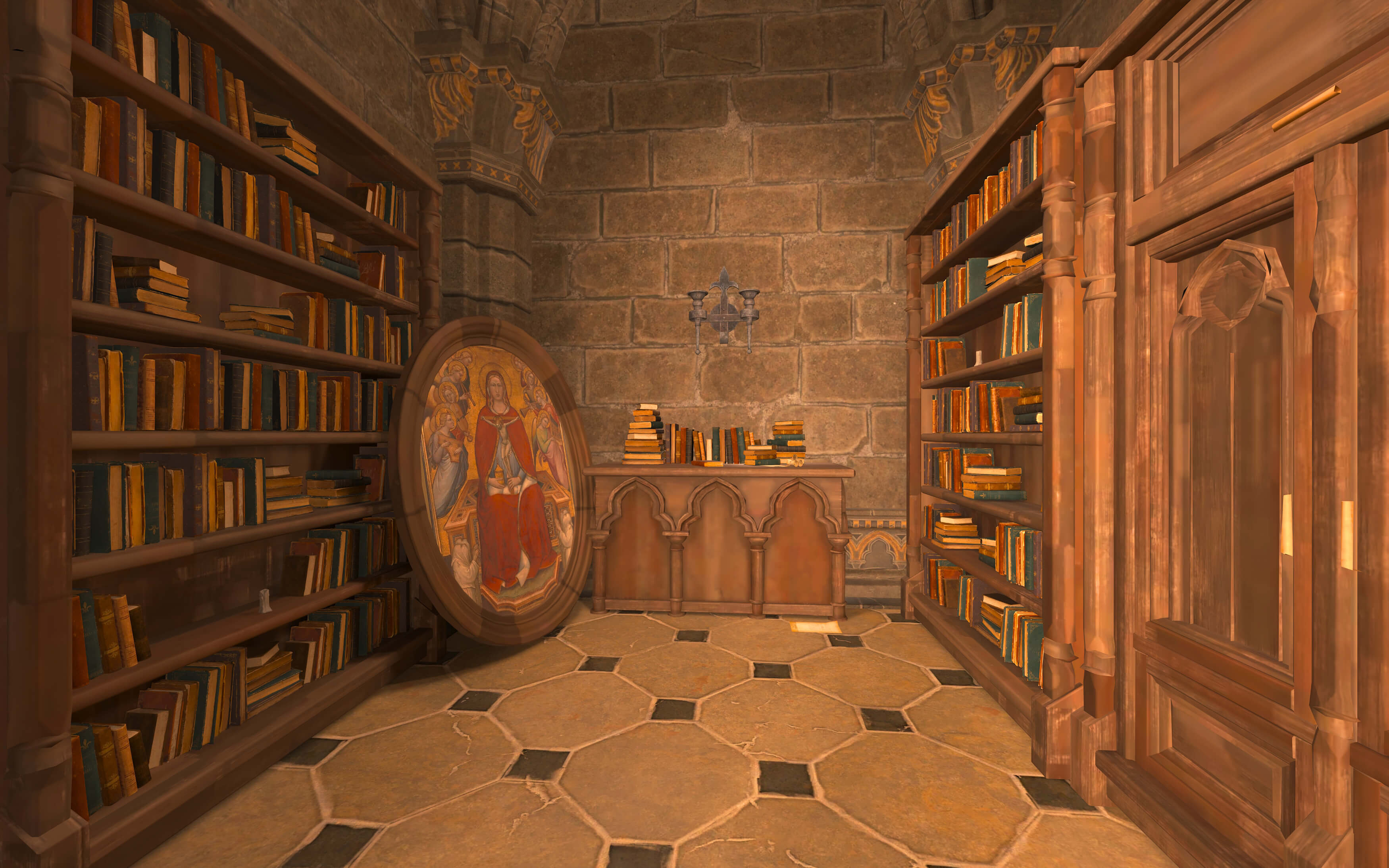 Church Interior 3D Model