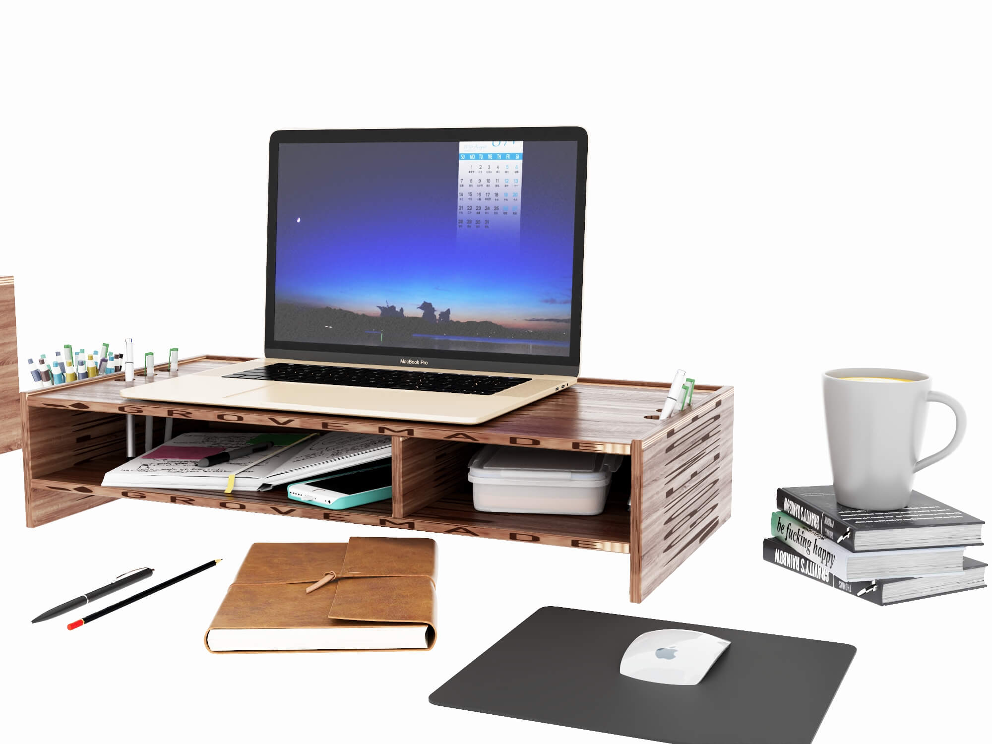 Computer Desk Setups Collection Gaming and Office 3D Model