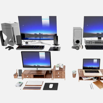 Computer Desk Setups Collection Gaming and Office