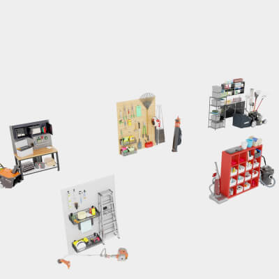 Garage Tools and Storage Collection