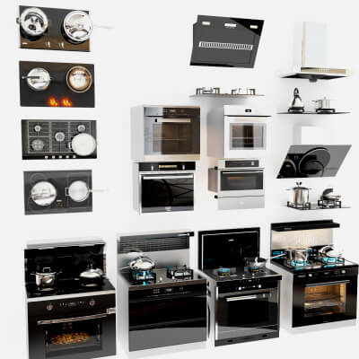 Kitchen Stoves Ovens and Range Hoods Collection