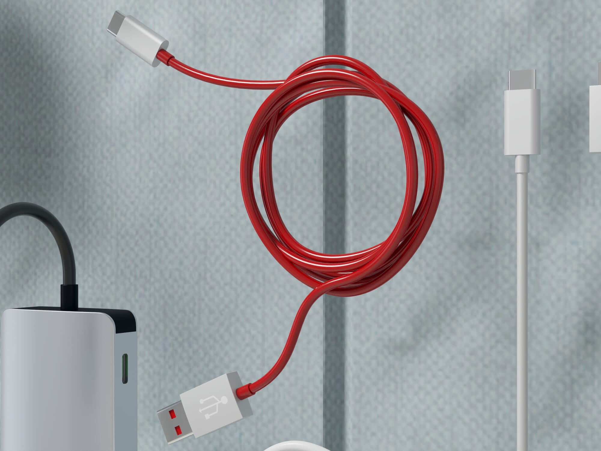 Power Plugs Chargers and Cables Collection 3D Model