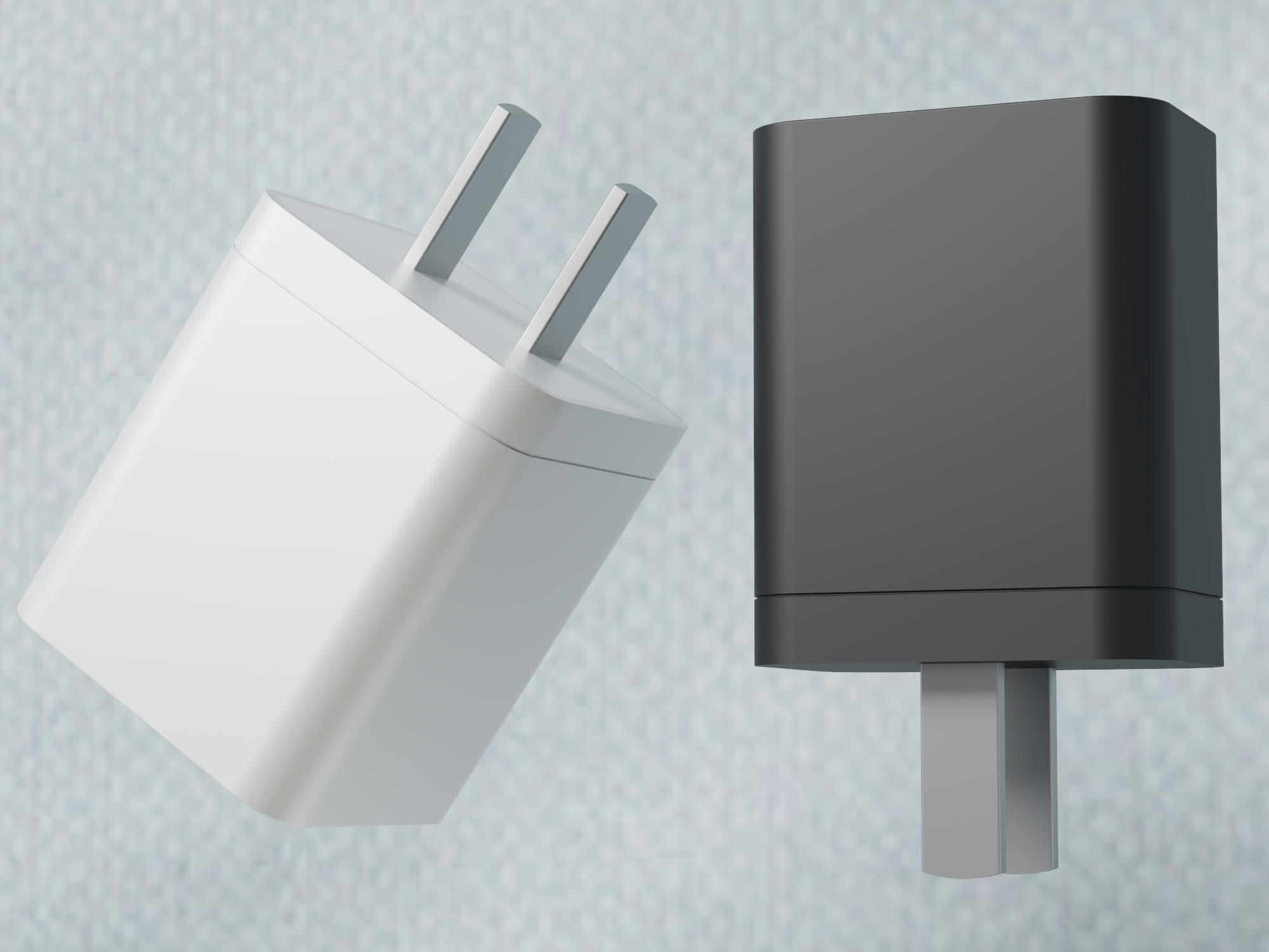Power Plugs Chargers and Cables Collection 3D Model