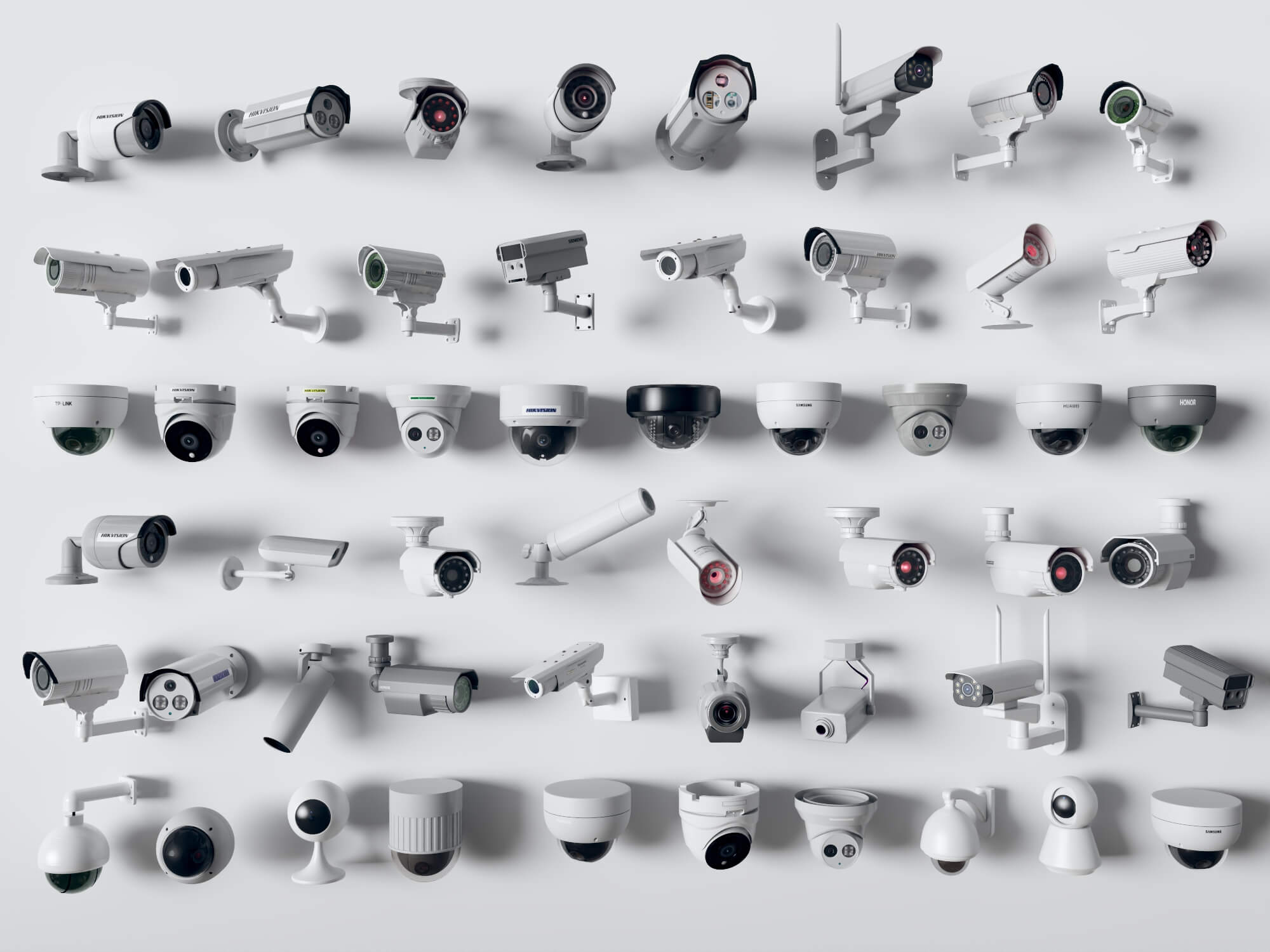 Security Cameras and CCTV Collection 3D Model